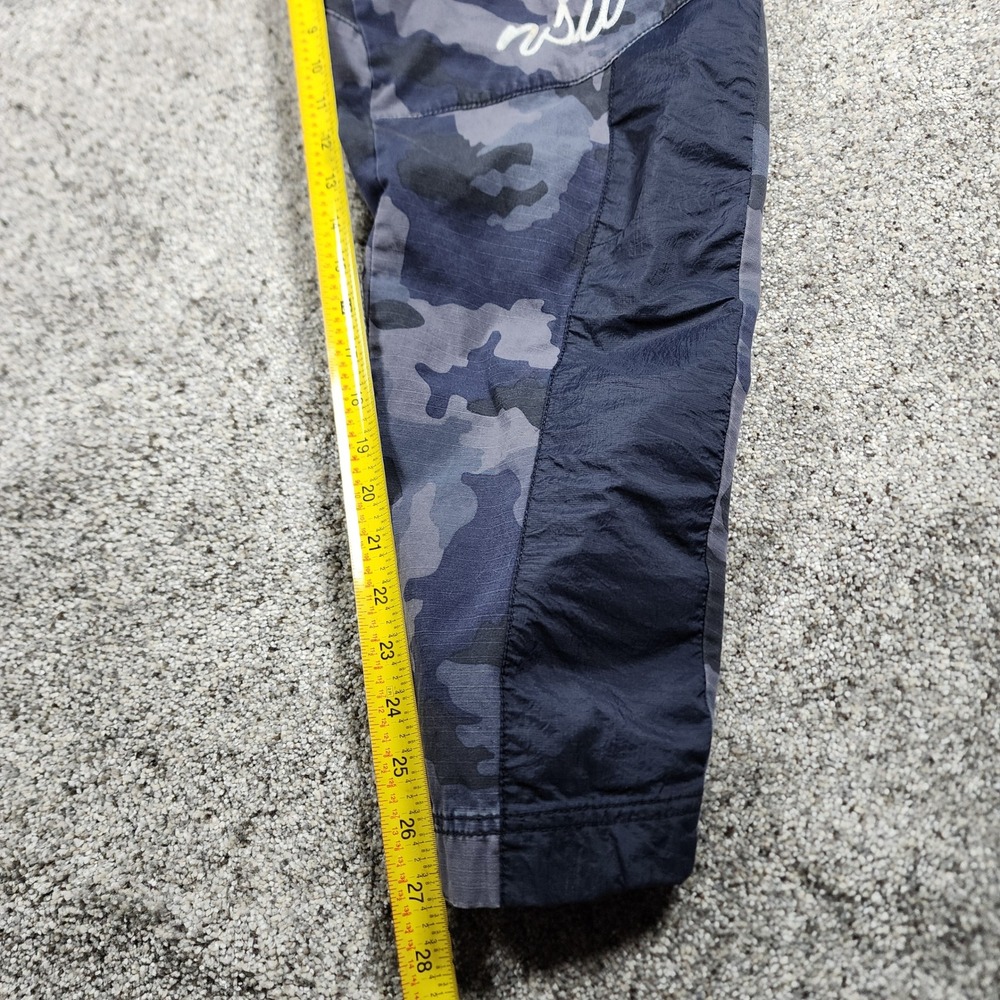 Nike NSW Jogger Pants Mens Small Blue Camo Ripstop Nylon Overlay Excellent - Picture 14 of 16